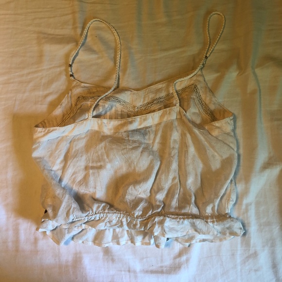 Cropped ivory tank top - Picture 2 of 4